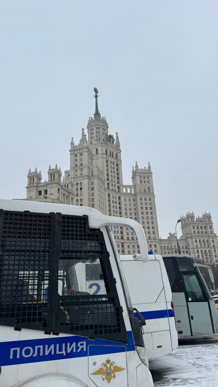 Служебный транспорт полиции в Москве