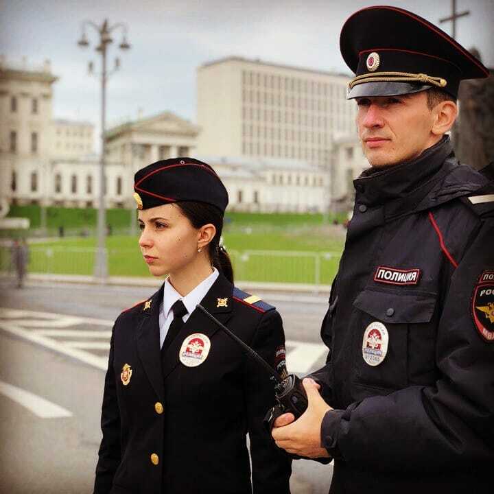 Сотрудники 1 специального полка полиции